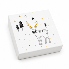 6PCS Christmas Reindeer Style Bakery Boxes – Festive Holiday Gift Set for Dessert Packaging