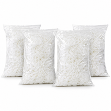 4 BAGS WHITE Shredded tissue paper hamper filler 20grams Gift Wrapping Shredded Paper, Suitable for Wedding, Valentine'S Day, Father'S Day, Mother'S Day, Christmas, Party Decoration