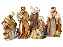 18.75”Christmas Nativity 20.25”set / scene with manger  -51 cm
