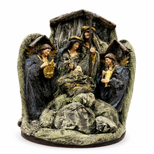 29cm Christmas Holy Family with Angels – Religious Nativity Scene Christmas Decoration