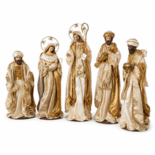 24.5” Large Christmas Religious Handmade Nativity Set with Three Wise Men (65cm approx)