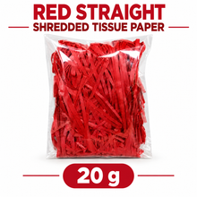 3 Pack Red 30 grams , Black 30 gram  Shredded Tissue Paper 90g – Gift Box, Christmas Hamper and Basket Filler