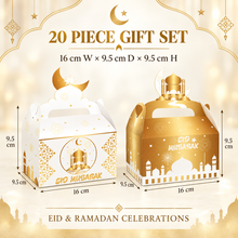 EID Ramadan Mubarak Bakery Cookie Box - 20pcs Gift Set
