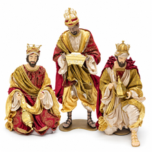Pre-Order by May 2027 – 112cm (44.5") Red & Gold Three Wise Men Figures Only | Christmas 2027 | Cartage Quote After Purchase