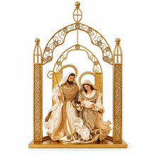 🎄 Christmas Handmade Nativity Set – 36cm Holy Family with 65cm Gazebo, Religious Christian Christmas Scene, Home Decor & Holiday Display Gift ✨