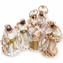 14.75" Christmas Religious Handmade Nativity set with 3 Wise Men (38CM)