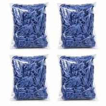 4 BAGS BLUE Shredded tissue paper hamper filler 20grams Gift Wrapping Shredded Paper, Suitable for Wedding, Valentine'S Day, Father'S Day, Mother'S Day, Christmas, Party Decoration