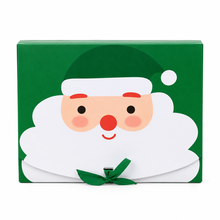 3PCS Large Green Santa Christmas Bakery Gift Boxes – 31 × 25 × 8cm Cookie, Cake, Candy & Festive Treat Packaging