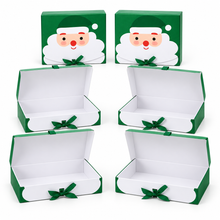 3PCS Large Green Santa Christmas Bakery Gift Boxes – 31 × 25 × 8cm Cookie, Cake, Candy & Festive Treat Packaging