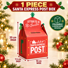 Santa Express Post Mail box / letter box  cardboard