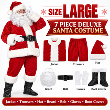 Santa Claus Suit Costume Party 7 pcs