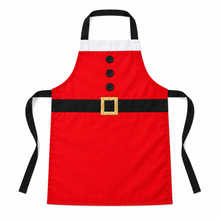 Kids Santa Claus Apron – Red Christmas Costume Apron for Baking, Cooking & Parties