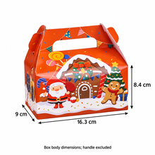 ⭐ 12pcs Christmas Themed Cookie Bakery Box – Festive Gift Packaging for Cookies, Cupcakes & Holiday Treats ⭐