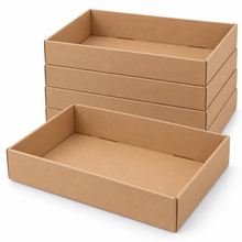 Grazing Kraft Corrugated hamper box 36x26x6 cm x 5pcs (no lids)