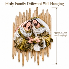 17.5" Handmade Christmas Nativity Wreath – Holy Family Religious Stable Wall Hanging Decoration
