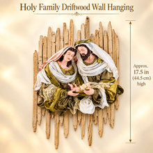 17.5" Handmade Christmas Nativity Wreath – Holy Family Religious Stable Wall Hanging Decoration