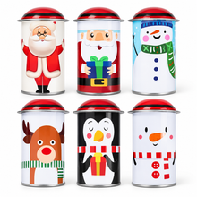 Gift For Her/Him 6 Mini Christmas Boxes Santa Claus Packaging Boxes Party Small Gifts Christmas Decorations