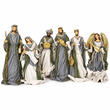 PRE ORDER 19.75″ Holy Family, 25.75″ Three Kings & 19.5″ Angel Handmade Nativity Set – Large Christmas Religious Display (50–65cm)