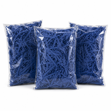 3 Pack Navy Blue Shredded Tissue Paper 60g (3 x 20g) – Gift Box Filler, Hamper Packaging & Basket Decoration