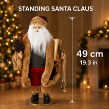 49cm Christmas Decoration Ornament Santa Claus – Large Festive Santa Figurine, Holiday Home Christmas Display Decor