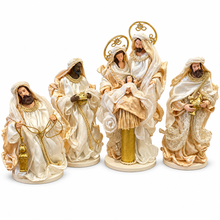 14.75" Christmas Religious Handmade Nativity set with 3 Wise Men (38CM)