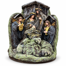 29cm Christmas Holy Family with Angels – Religious Nativity Scene Christmas Decoration