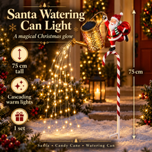 PRE ORDER 1 set Santa Claus Candy Cane Rose Water Kettle & Sprinkler Light