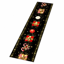 Black Christmas Table Runner – Luxury Festive Table Decoration for Christmas Dinner, Holiday Parties, Family Gatherings & Home Dining Décor