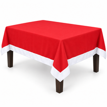Christmas Red Table Cover – Festive Tablecloth for Christmas Dinner, Holiday Parties, Family Gatherings, Buffet Tables & Home Decorations