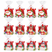 Christmas themed Hamper gift Cookie Candy bakery Bag