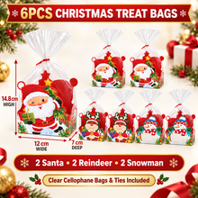 Christmas themed Hamper gift Cookie Candy bakery Bag