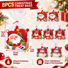 Christmas themed Hamper gift Cookie Candy bakery Bag