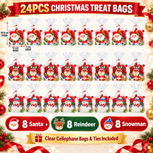 Christmas themed Hamper gift Cookie Candy bakery Bag