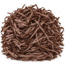 Dark Brown Shredded Tissue Paper 20g – Gift Box, Hamper Basket & Gift Packaging Filler