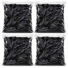 4 BAGS BLACK Shredded tissue paper hamper filler 20grams Gift Wrapping Shredded Paper, Suitable for Wedding, Valentine'S Day, Father'S Day, Mother'S Day, Christmas, Party Decoration