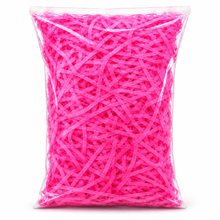 1 bags x Bright Pink Shredded tissue paper 100 grams  Gift Wrapping Shredded Paper, Suitable for Wedding, Valentine'S Day, Father'S Day, Mother'S Day, Christmas, Party Decoration