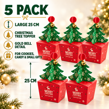 Christmas Tree bakery cookie/ candy Boxes large 25 cm x 5 pcs (large)