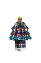 Christmas tree 3D origami surprise pop up card Santas Workshop Direct