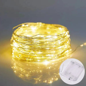 Christmed  LED Copper wire 2x20L light for Christmas Tree home christmas decorations Santas Workshop Direct