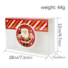 Christmas PVC cookie Box x 12 pcs Santas Workshop Direct