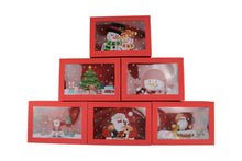 Christmas Red with clear window cookie Box x 12 pcs Santas Workshop Direct