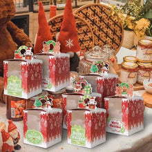 12-Pack Christmas Gift cupcake Boxes – Festive Holiday Treat Boxes for Small Gifts