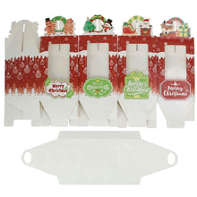 12-Pack Christmas Gift cupcake Boxes – Festive Holiday Treat Boxes for Small Gifts