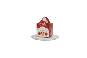 Christmas Santa Elf Snowman Reindeer design cookie box x 12 pcs Santas Workshop Direct