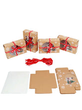 ⭐ 6PCS Christmas Cookie Boxes – Santa & Elf Design Storage Gift Boxes for Cookies, Cake, Lollies, Candy & Holiday Treats Packaging ⭐