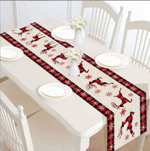 Christmas Festive Table Runner – Elegant Holiday Table Decoration for Christmas Dinner, Family Gatherings, Parties, Buffet Tables & Home Décor