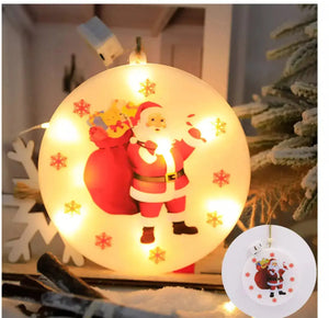 Christmas Tree Snowflake Ornaments LED light x1pc. Santas Workshop Direct