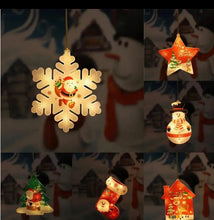 Christmas Tree Snowflake Ornaments LED light x1pc. Santas Workshop Direct