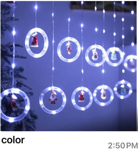 Christmas Tree Snowflake Ornaments LED light x1pc. Santas Workshop Direct