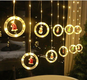 Christmas Tree Snowflake Ornaments LED light x1pc. Santas Workshop Direct